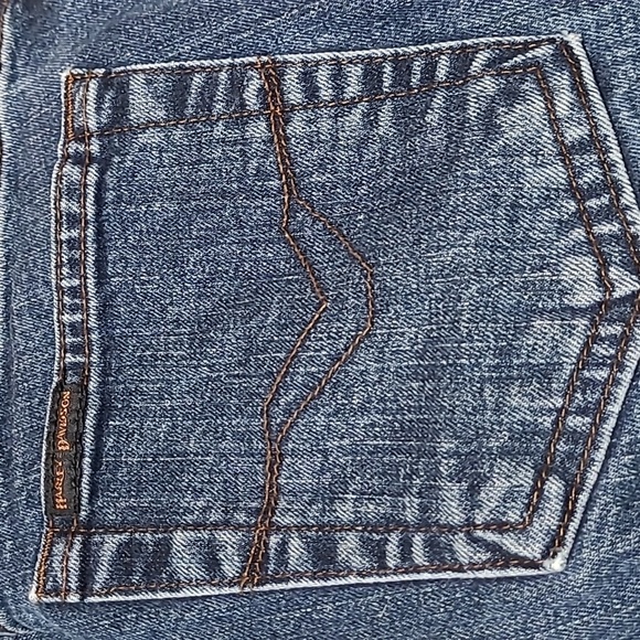 HARLEY DAVIDSON HIGH-WAISTED LONG BOOT-CUT DENIM JEAN - Picture 2 of 15